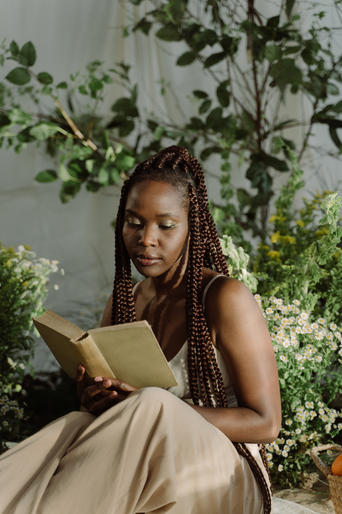 Woman Reading a Book